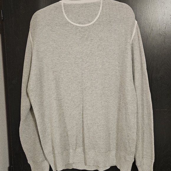 Tommy Bahama V Neck Sweater Size Large Gray/Beige‎ Cotton & Wool - Picture 2 of 8